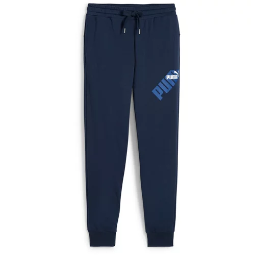 Puma Športne hlače 'POWER' modra / marine / bela