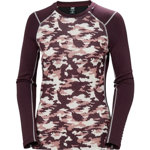 Helly Hansen Termo donje rublje W Lifa Merino Midweight Graphic Crew Wild Rose S