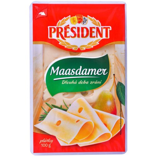 President sir Maasdamer slajs 100g Cene