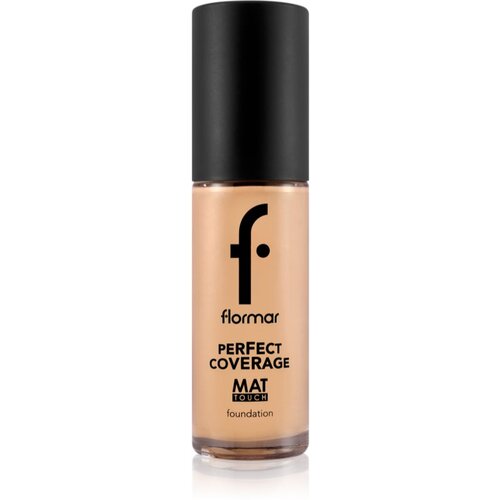 Flormar Perfect Coverage Mat Touch Foundation matirajoči tekoči puder za mešano do mastno kožo odtenek 303 Classic Beige 30 ml Cene