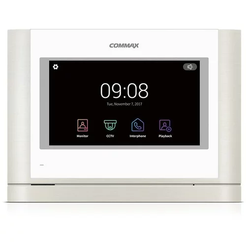 Commax CDV-704MAD bijeli - verzija 17-30Vdc - videofon, 7", HD spreman, dodir, memorija