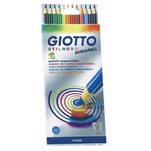  Bojice GIOTTO STILNOVO AQUARELL - 12 boja (slikarski pribor - bojice) Cijene