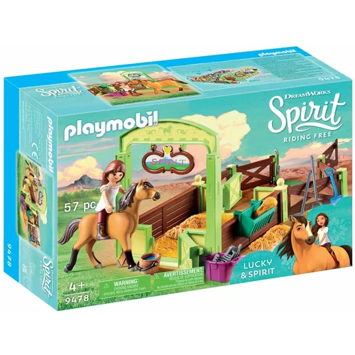 Playmobil Lucky in spirit s konjsko ogrado 9478 - Spirit, (20393342)