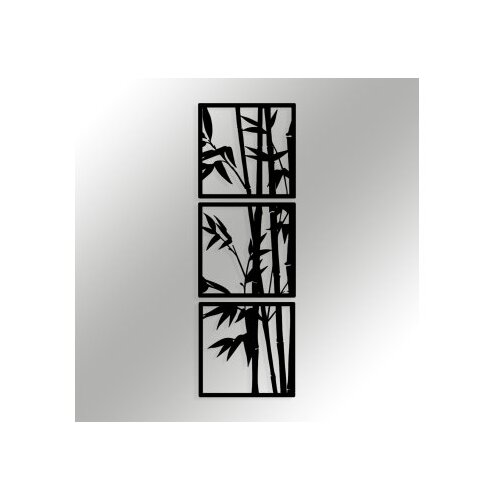 Wallity Zidna dekoracija Tuyunju, 36x110cm, Crna Slike