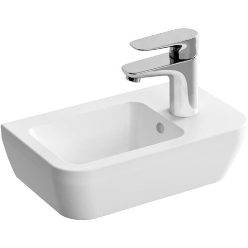 Vitra 7091-003-0029 Integra 37 x 22 cm desna izvedba keramični umivalnik z odprtino za armaturo Slike