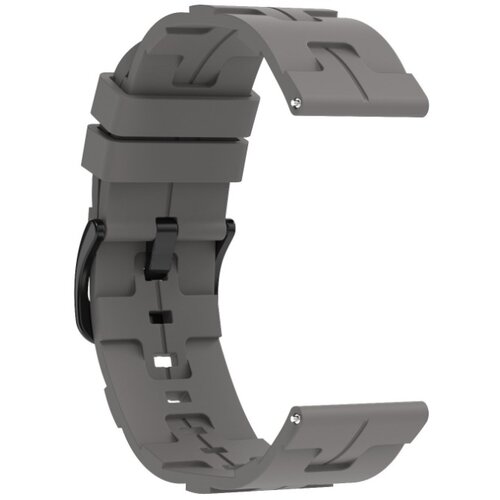 INF Združljiv silikonski pašček za Samsung, Huawei in Garmin ure Grey 20 mm, (5000079838) Cene