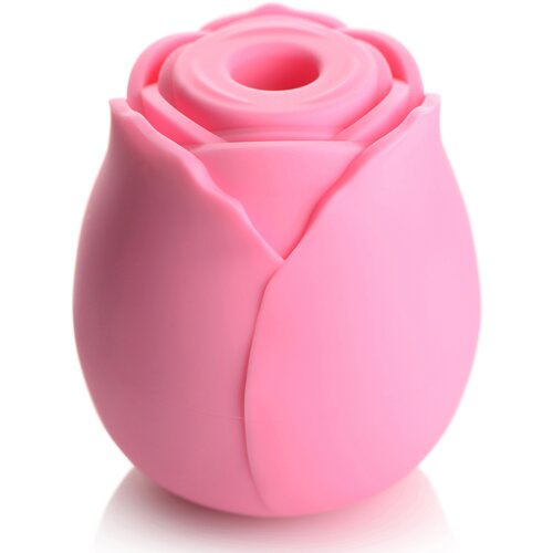 Bloomgasm 10X Wild Rose Pink Silicone Suction Clit Stimulator Pink Cene