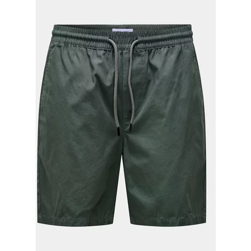 Only & Sons Kratke hlače iz tkanine Tel 22027949 Siva Regular Fit