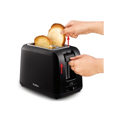 Tefal Toster Vita Plastic 2S BLK EE TT1A1830 Slike