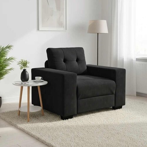 SOFA fotelja crna 100x78x80 cm bar&amp;scaron;un - Crna 1 100 cm Slike
