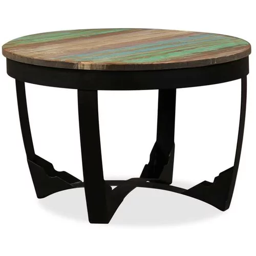  Odstavna mizica iz trdnega predelanega lesa 60x40 cm