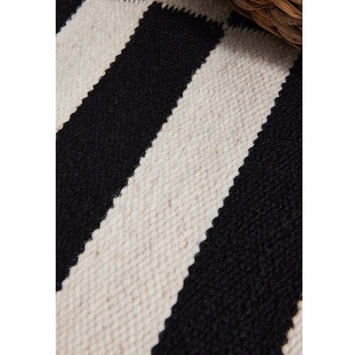 Hanse Home Črna/bela obojestranska ročno tkana volnena preproga 200x300 cm Donna &amp;ndash; Slike