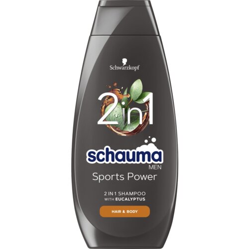 Schwarzkopf Schauma Men Sports Power 2In1 Shampoo šampon za vse vrste las 400 ml za moške Cene