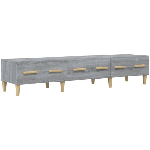 Maison Chic TV omarica - TV enota - Televizijska omarica siva sonoma 150x34,5x30 cm konstruiran les, (21701466) Cene