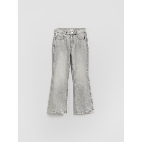 Reserved Traperice bootcut - svijetlo siva Cene