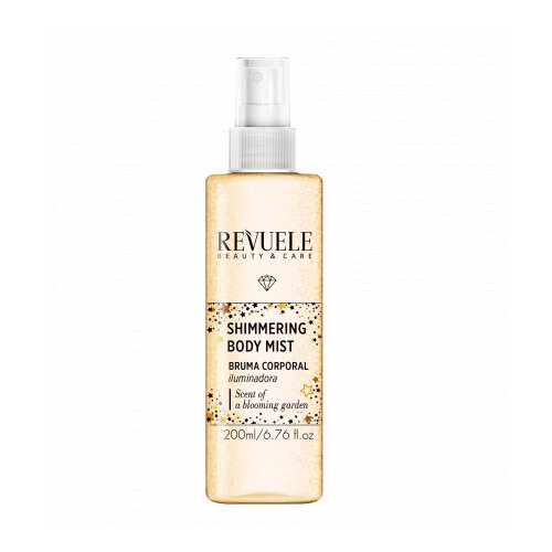 Revuele meglica za telo z bleščicami - Shimmering Body Mist - Gold Cene