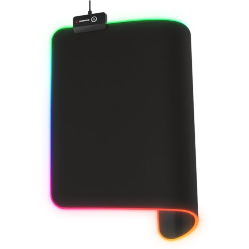 Rampage Podloga za mi&amp;scaron; za gaming PULSAR RGB M crna 252*328*3mm RGB LED, 35753 Slike