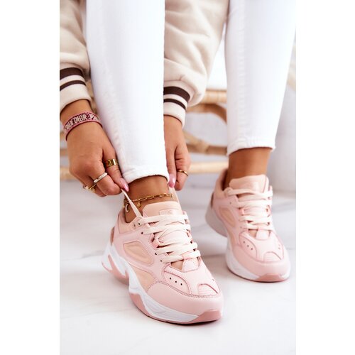 Boto Women's sports shoes tied with pink Hassie Cene