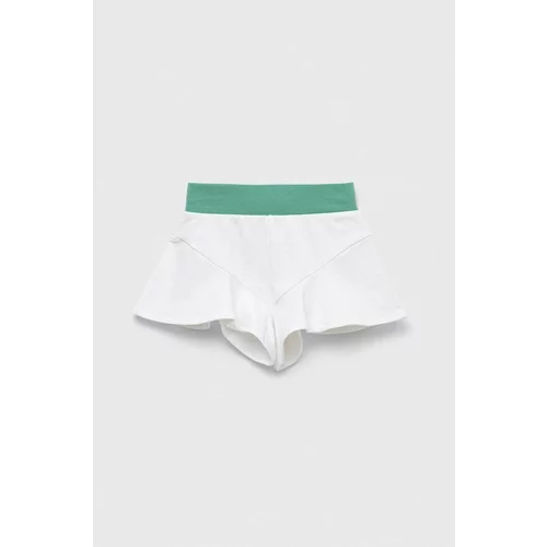 United Colors Of Benetton Dječje kratke hlače boja: bijela, glatki materijal