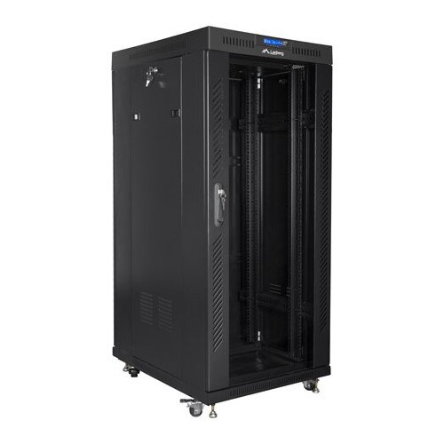 Lanberg FF01-8027-12BL rack cabinet 27U Freestanding rack Black Cijene