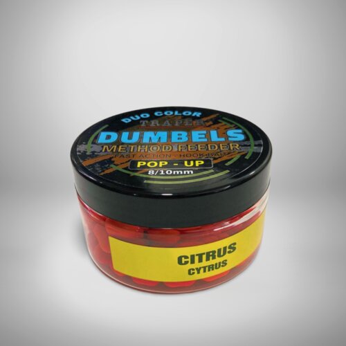 TRAPER MF Dumbels Pop-up Mamac, Dvobojni, 8-10mm, Citrusi, 30g Cene