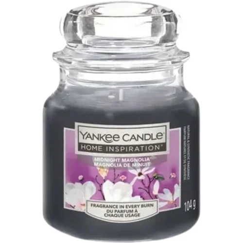 Yankee Candle Home Inspiration sveča v kozarcu Midnight Magnolia - Small