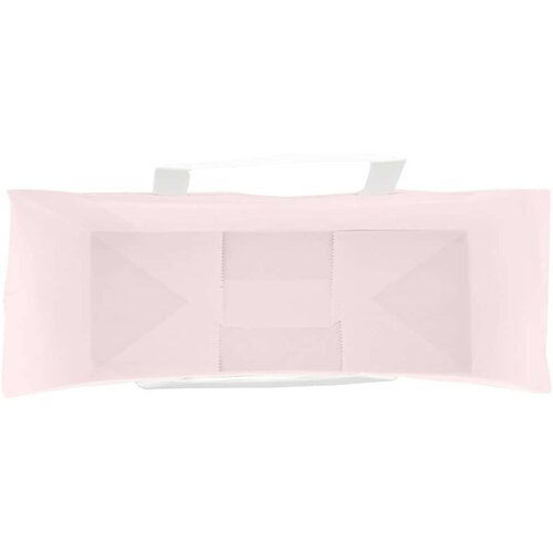  Papirnate vrećice 250 kom s ručkama ružičaste 45x17x48 cm Slike