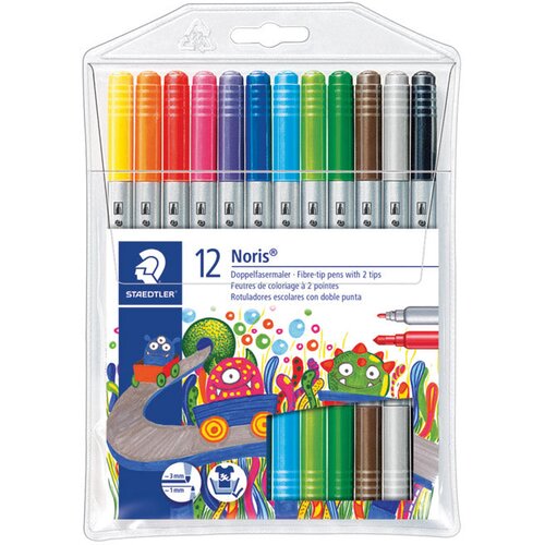 Flomaster &Scaron;KOLSKI 12BOJA OBOSTRANI NORIS STAEDTLER 320 NWP12 Cijene