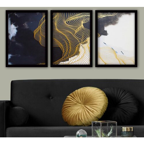 Wallity Set uramljenih slika 3SC186, 3 Dela Cene