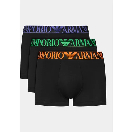 Emporio Armani Underwear Set 3 parov boksaric 111357 4R726 29821 Črna