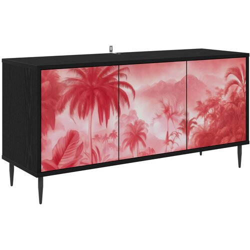  ormar AACHEN 102 x 33 x 51 cm Crni hrast Konstruirano drvo Cijene