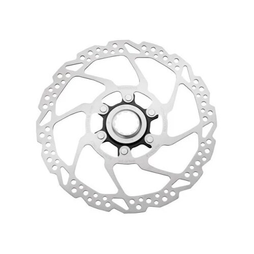 Shimano rotor disk kočnice SMRT54M 180MM w/lock ringinternal serration black for resin pad only indpack ESMRT54MI3 Slike
