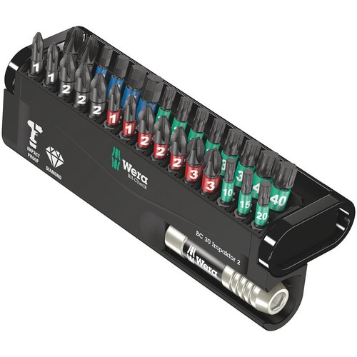 Wera BIT-CHECK 30 IMPAKTOR 2 SET, 30 DEL, (21254526) Slike