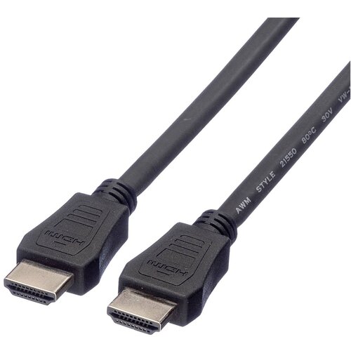 Value hdmi priključni kabel hdmi-a vtič 2.00 m črna 11.99.5732 #####4K uhd\, za&amp;scaron;čiten hdmi kabel, (20421354) Slike