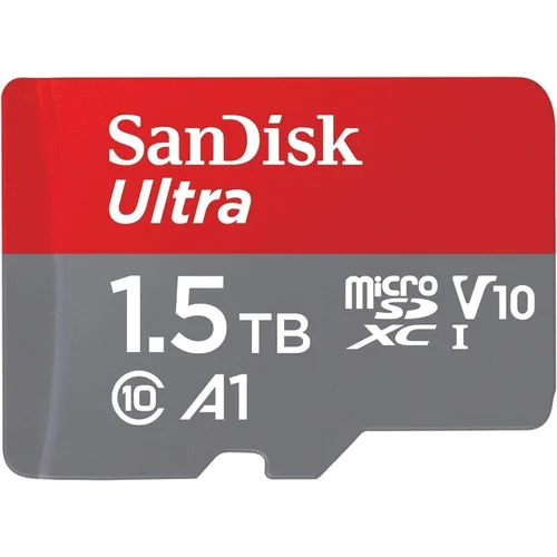 San Disk Ultra microSDXC 1.5TB + SD Adapter UHS-I spominska kartica