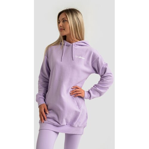 GymBeam Ženska dukserica Limitless Longline Lavender Slike