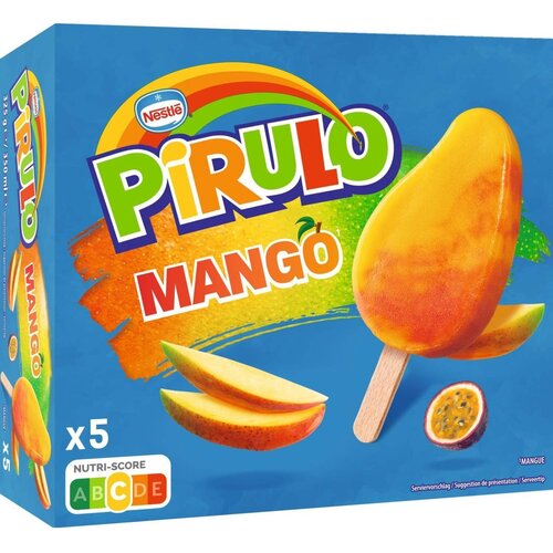 Nestle Sladoled Pirulo mango &amp;scaron;tapić multipack 5x70ml Slike