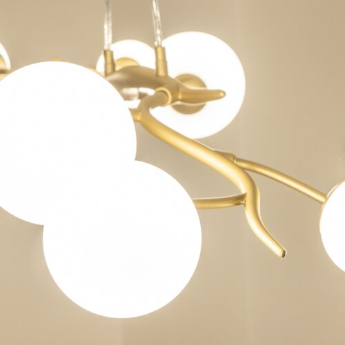  Brilagi - LED luster na sajli MISTEL 6xG9/3W/230V zlatna/bela Slike