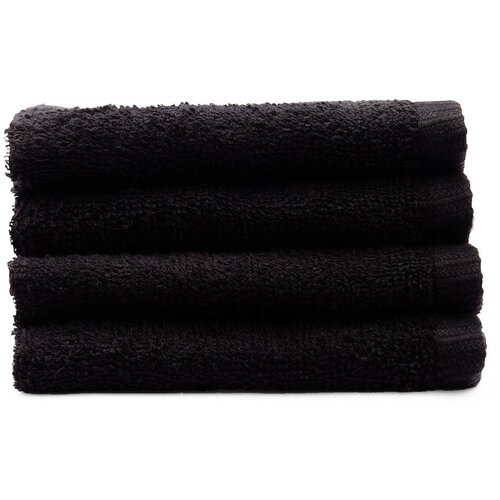 Catherine Lansfield Crni brzosušeći/od frotira pamučni ručnici u setu 4 kom 30x30 cm Quick Dry – Cijene