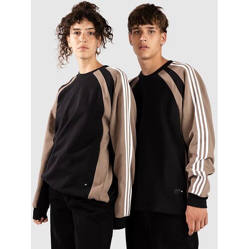 adidas Skateboarding Fs+ Crew Pulover black / khaki six Cene
