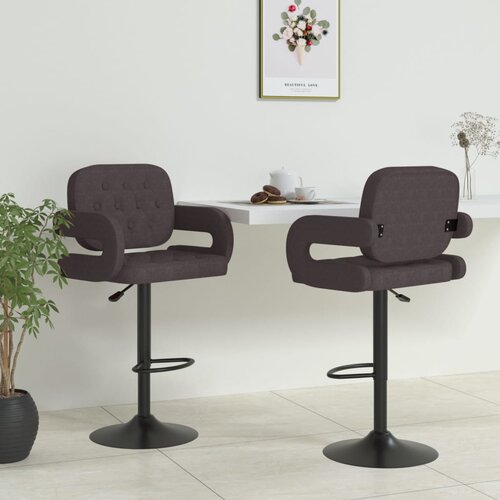 Furnova Barski stolčki 2 kosa taupe blago, (21949282) Slike