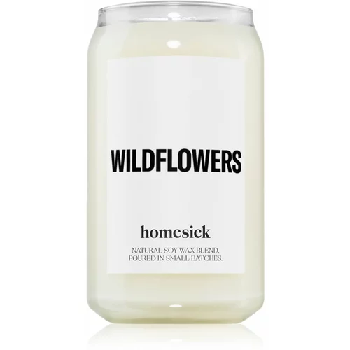 homesick Wildflowers dišeča sveča 390 g
