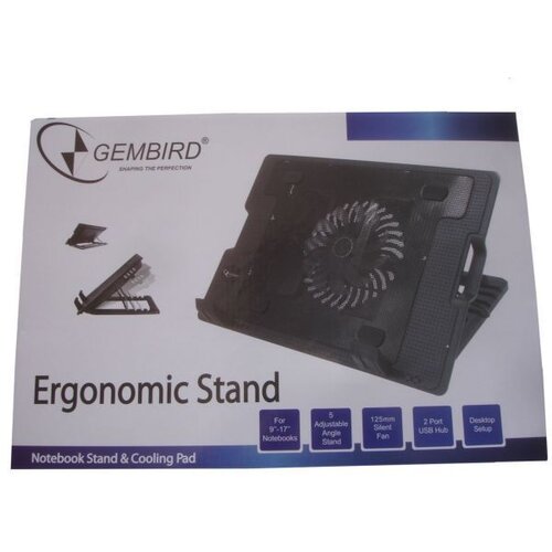 DeepCool N2000IV** Gembird hladnjak za laptop, 15-17 180mm Fan-CONTROL, 2xUSB, 365x265mm, Ergo Stand(599) Cene