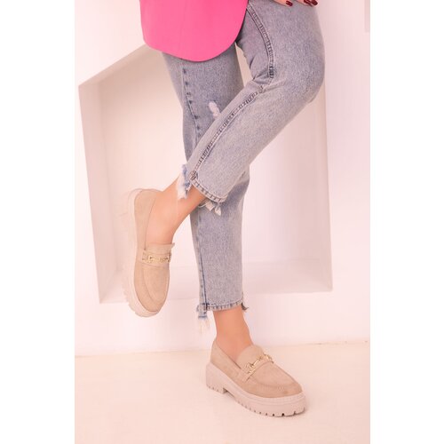 Soho Beige Suede Women&amp;#039;s Casual Shoes 17542 Slike