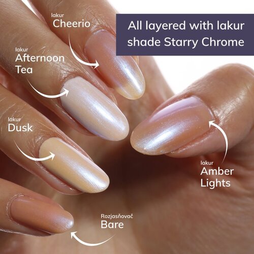 LONDONTOWN Lakur dolgoobstojen lak za nohte odtenek Starry 12 ml Slike