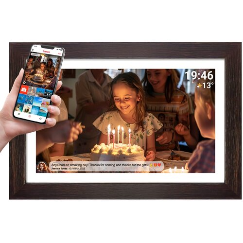 Denver PFF-1543DW digital photo frame Brown 39.6 cm (15.6) Touchscreen Wi-Fi Cijene