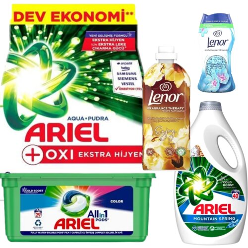  Paket proizvoda za pranje veša, 5 proizvoda Cene