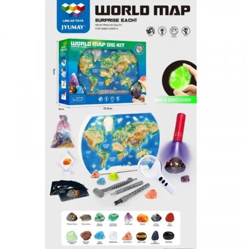 NIRD IGRAČKE Stem mapa svijeta Cene