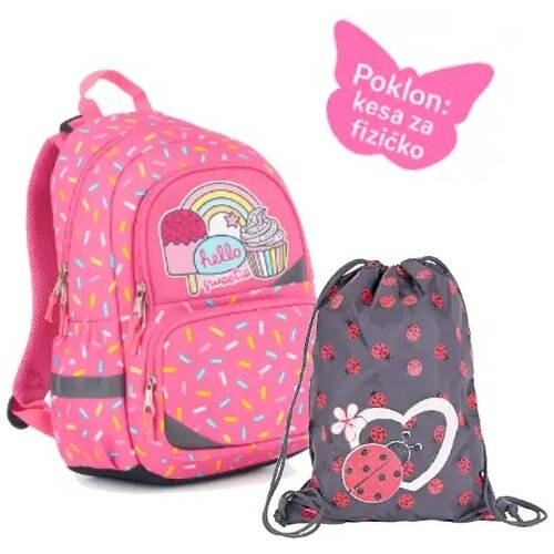 Pulse Ranac Anatomic Hello Sweetie 122297 +Torba za fizičko Lady Bug 120668 Cene