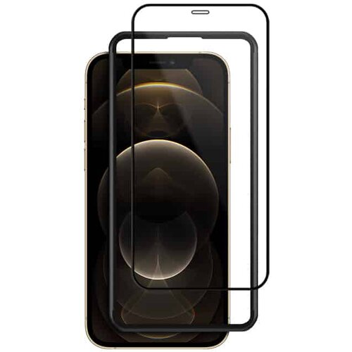 Crong 3D ARMOUR GLASS KALJENO STAKLO ZA CIJELI EKRAN IPHONE 12 PRO MAX + INSTALACIJSKI OKVIR Slike